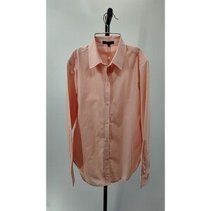 Quince Peach Button-Up Shirt
